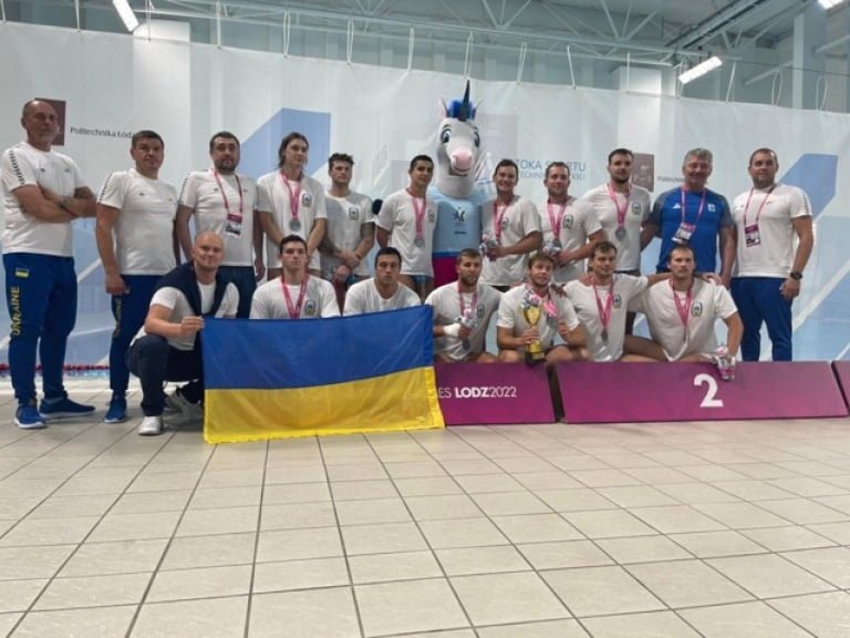 Украинские ватерполисты завоевали серебро на Европейских университетских играх