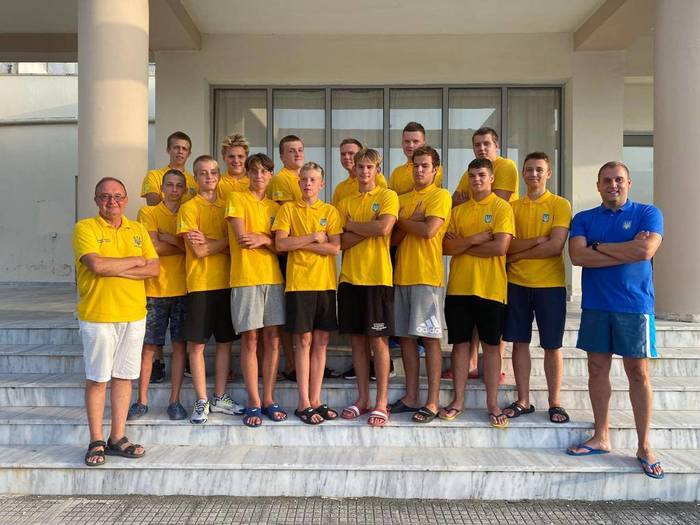 Украинская молодежная сборная на чемпионате мира по водному поло на чемпионате мира
